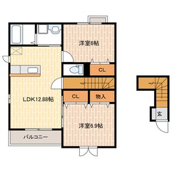 シエテ　カミーノⅠの物件間取画像